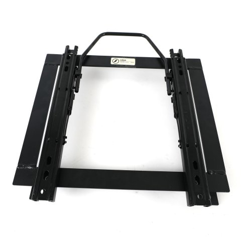 Corbeau Sliding Seat Brackets D504 Brackets, Sliding, Steel, Black, Single Locking Sliders, Left, Buick, Chevy, Oldsmobile, Pontiac, Each