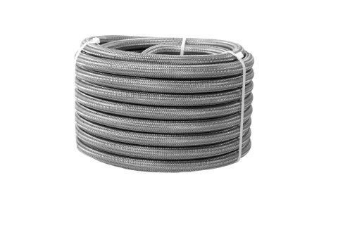 Aeromotive PTFE Stainless Braided Fuel Lines -10 AN 16 ft. 15318 Hose, Steel, Natural, AN, Length, Each