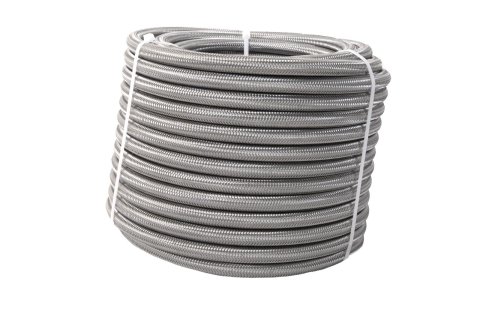 Aeromotive PTFE Stainless Braided Fuel Lines -8 AN 20 ft. 15317 Hose, Steel, Natural, AN, Length, Each