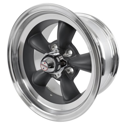 American Racing VN105D Torq-Thrust D Gray Wheels 15x8 Wheel, D, Aluminum, Gray, 15 in. x 8 in., 5 x 4.75 in. Bolt Circle, 4.50 in. Backspace, Each