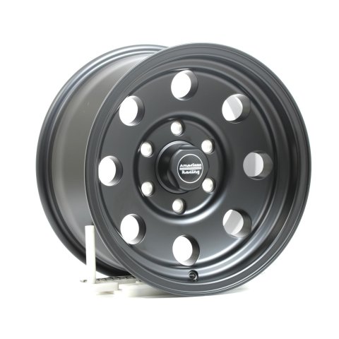 American Racing AR172 Baja Black Wheels 16x8 Wheel, Baja, Aluminum, Matte Black, 16 in. x 8 in., 6 x 5.50 in. Bolt Circle, 4.50 in. Backspace