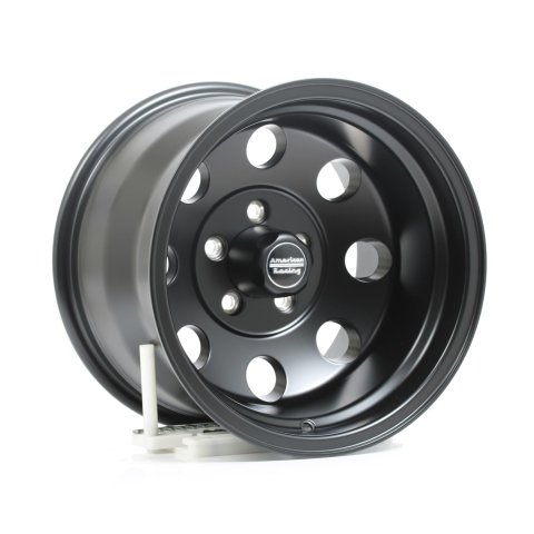 American Racing AR172 Baja Black Wheels 15x10 Wheel, Baja, Aluminum, Matte Black, 15 in. x 10 in., 5 x 4.50 in. Bolt Circle, 3.810 in. Backspace, Each
