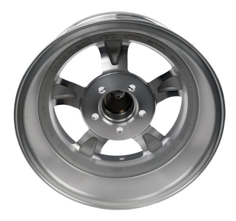 American Racing VN105D Torq-Thrust D Gray Wheels 15x6 Wheel, D, Aluminum, Gray, 15 in. x 6 in., 5 x 4.50 in. Bolt Circle, 3.66 in. Backspace, Each