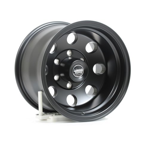 American Racing AR172 Baja Black Wheels 15x10 Wheel, Baja, Aluminum, Matte Black, 15 in. x 10 in., 6 x 5.50 in. Bolt Circle, 3.810 in. Backspace, Each