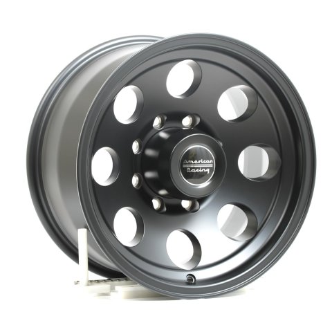 American Racing AR172 Baja Black Wheels 17x9 Wheel, Baja, Aluminum, Black, 17 x 9 in., 8 x 6.50 in. Bolt Circle, 4.530 in. Backspace, Each