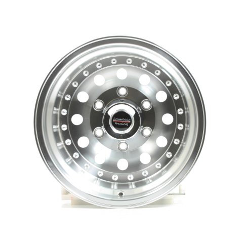 American Racing AR62 Outlaw II Silver Wheels 15x10 Wheel, AR62, II, Aluminum, Natural, 15 in. x 10 in., 6 x 5.50 in. Bolt Circle, 4.00 in. Backspace, Each