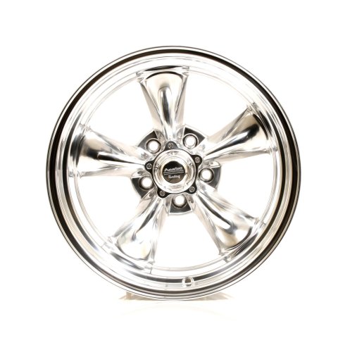 American Racing VN515 Polished Torq-Thrust II One-Piece Wheels 17x8 Wheel, One-Piece, Aluminum, Polished, 17 in. x 8 in., 5 x 4.75 in. Bolt Circle, 4.000 in. Backspace, Each