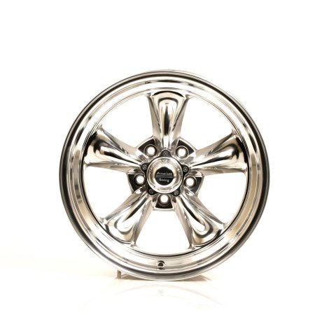 American Racing VN515 Polished Torq-Thrust II One-Piece Wheels 17x7 Wheel, One-Piece, Aluminum, Polished, 17 in. x 7 in., 5 x 4.75 in. Bolt Circle, 4.000 in. Backspace, Each