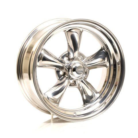 American Racing VN515 Polished Torq-Thrust II One-Piece Wheels 17x7 Wheel, One-Piece, Aluminum, Polished, 17 in. x 7 in., 5 x 4.5 in. Bolt Circle, 4 in. Backspace, Each