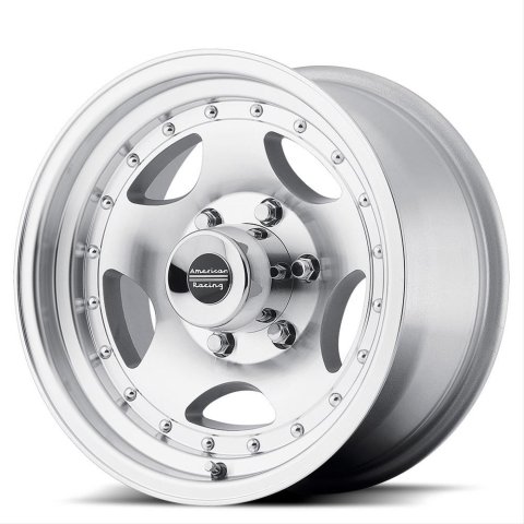American Racing AR23 Silver Wheels 16x8 Wheel, AR23, Aluminum, Natural, 16 in. x 8 in., 8 x 170mm Bolt Circle, 4.50 in. Backspace, Each
