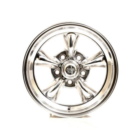 American Racing VN515 Polished Torq-Thrust II One-Piece Wheels 15x6 Wheel, One-Piece, Aluminum, Polished, 15 in. x 6 in., 5 x 4.75 in. Bolt Circle, 3.26 in. Backspace, Each