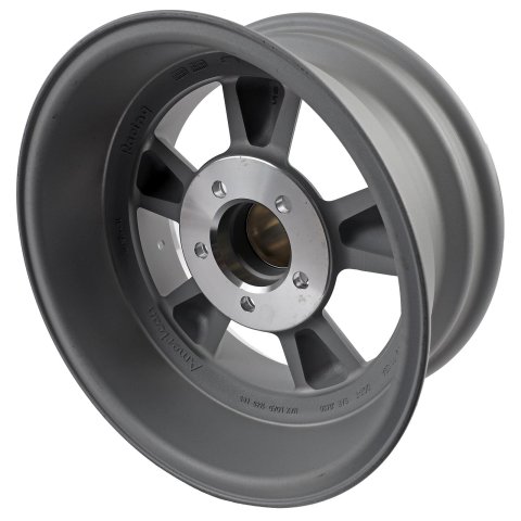 American Racing VN105 Torq-Thrust D Gray Wheels with Machined Lips 15x7 Wheel, D, Aluminum, Matte Lip, 15 in. x 7.0 in., 5 x 4.75 in. Bolt Circle, 3.760 in. Backspace, Each
