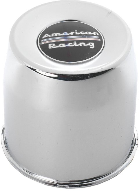 American Racing Center Caps 000000000001515002 Cap, Steel, Chrome Plated, Push-Through, Dished, Each