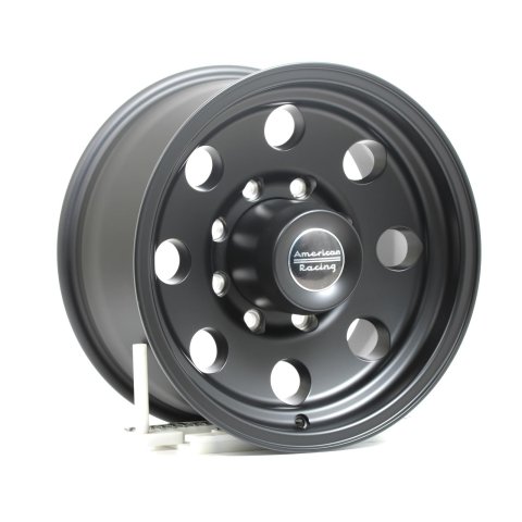 American Racing AR172 Baja Black Wheels 16x8 Wheel, Baja, Aluminum, Matte Black, 16 in. x 8.0 in., 8 x 6.50 in. Bolt Circle, 4.500 in. Backspace, Each