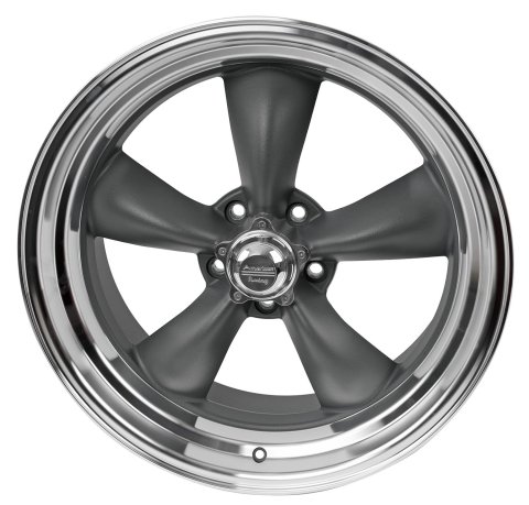 American Racing VN215 Gray Classic Torq-Thrust II One-Piece Wheels 20x8 Wheel, II, Aluminum, Matte Gray, 20 in. x 8 in., 5 x 5 in. Bolt Circle, 4.5 in. Backspace, Each