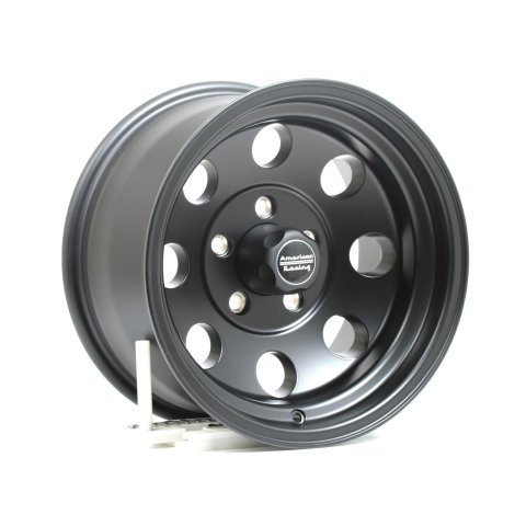 American Racing AR172 Baja Black Wheels 15x8 Wheel, Baja, Aluminum, Matte Black, 15 in. x 8 in., 5 x 4.75 in. Bolt Circle, 3.750 in. Backspace
