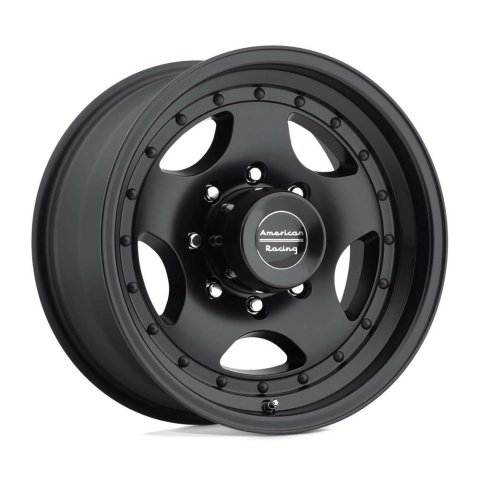 American Racing AR23 Black Wheels 15x8 Wheel, AR23, Aluminum, Matte Black, 15 in. x 8.0 in., 5 x 5.50 in. Bolt Circle, 3.750 in. Backspace, Each