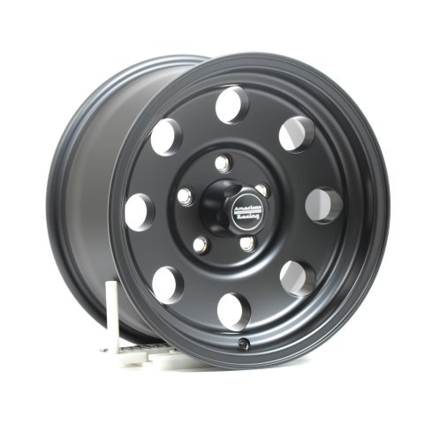 American Racing AR172 Baja Black Wheels 16x8 Wheel, Baja, Aluminum, Matte Black, 16 in. x 8.0 in., 5 x 5.00 in. Bolt Circle, 4.500 in. Backspace, Each