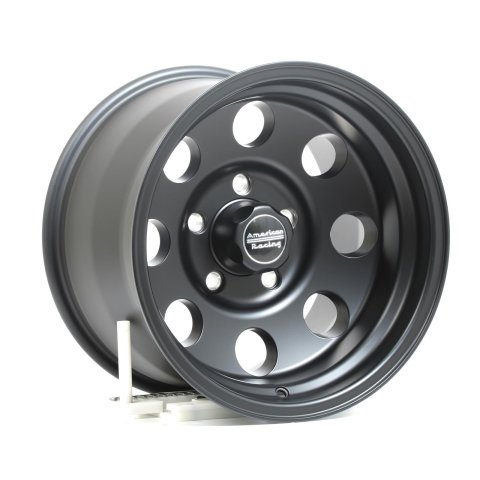 American Racing AR172 Baja Black Wheels 16x10 Wheel, Baja, Aluminum, Matte Black, 16 in. x 10 in., 5 x 135mm Bolt Circle, 4.50 in. Backspace