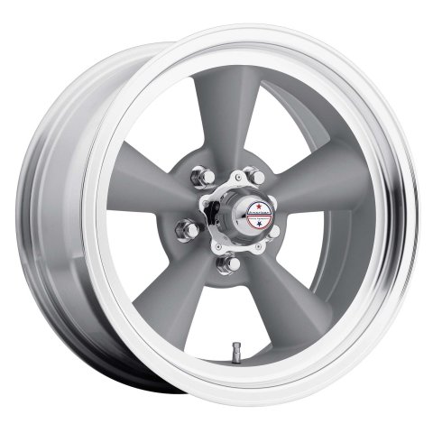 American Racing VN309 Torq-Thrust Original Vintage Silver Painted Wheels 15x7 Wheel, Vintage, Aluminum, Silver, 15 in. x 7 in., 5 x 4.75 in. Bolt Circle, 3.75 in. Backspace, Each