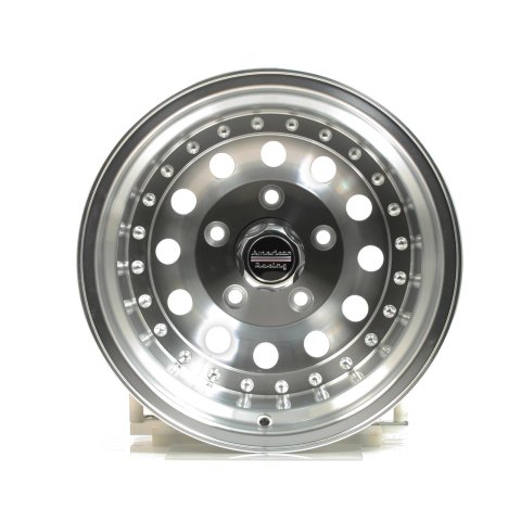 American Racing AR62 Outlaw II Silver Wheels 15x10 Wheel, AR62, II, Aluminum, Natural, 15 in. x 10 in., 5 x 5.00 in. Bolt Circle, 4.00 in. Backspace, Each