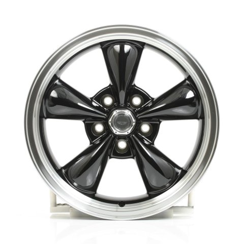 American Racing AR105 M Torq-Thrust Black Wheels 17x8 Wheel, M, Aluminum, Black/Silver, 17 in. x 8 in., 5 x 4.75 in. Bolt Circle, 4.5 in. Backspace, Each
