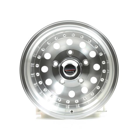 American Racing AR62 Outlaw II Silver Wheels 15x10 Wheel, AR62, II, Aluminum, Natural, 15 in. x 10 in., 5 x 5.50 in. Bolt Circle, 4.00 in. Backspace, Each