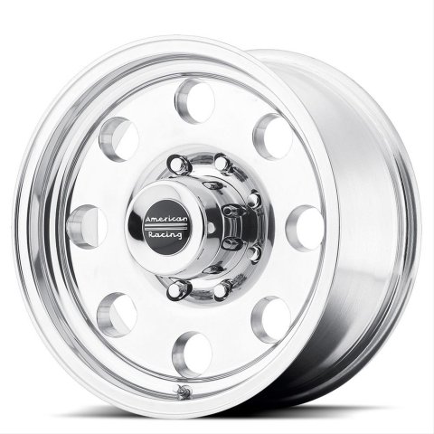 American Racing AR172 Baja Polished Wheels 17x9 Wheel, Baja, Aluminum, Polished, 17 in. x 9 in., 8 x 170mm Bolt Circle, 4.530 in. Backspacing, Each
