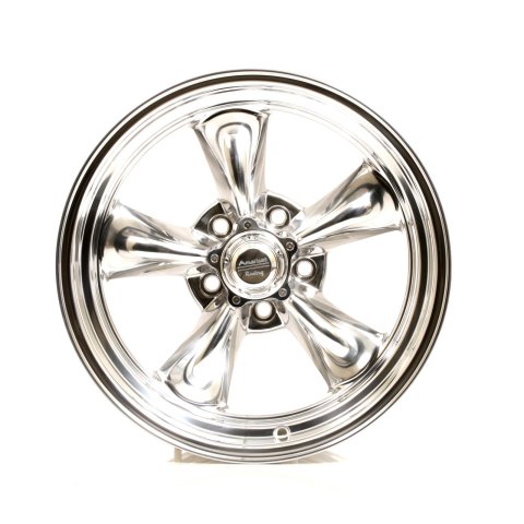 American Racing VN515 Polished Torq-Thrust II One-Piece Wheels 17x8 Wheel, One-Piece, Aluminum, Polished, 17 in. x 8 in., 5 x 4.75 in. Bolt Circle, 4.810 in. Backspace, Each