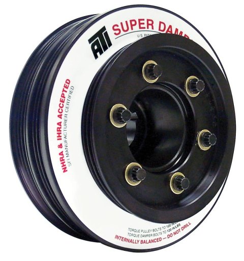 ATI Super Damper Standard Harmonic Balancers 918476 Balancer, Damper, Internal Balance, Steel, Black, for use on Acura®, Honda®, 1.6, 1.7, 1.8L
