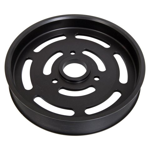 ATI Serpentine Supercharger Pulleys ATI91624410 Pulley, Serpentine, 11 Grove, Steel, Black Oxide, 10 Percent Overdrive, 8.880 in. Diameter, Chevrolet, LT5, each