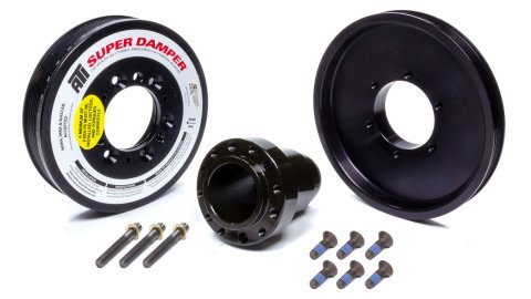 ATI Super Damper Serpentine Series Harmonic Balancers 918628 Balancer, Damper, Internal Balance, Aluminum/Steel, Chevy, 6.2L, Each