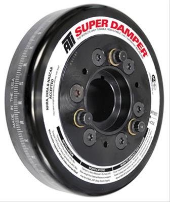 ATI Super Damper Serpentine Series Harmonic Balancers 917304 Balancer, Damper, Internal Balance, Aluminum/Steel, Black, Chevrolet, Pontiac, with Gen III/IV (LS-based engines). Each