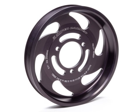 ATI Serpentine Supercharger Pulleys 916227 Pulley, Crankshaft, 8 Groove, Serpentine, Steel, 18% Overdrive, Each
