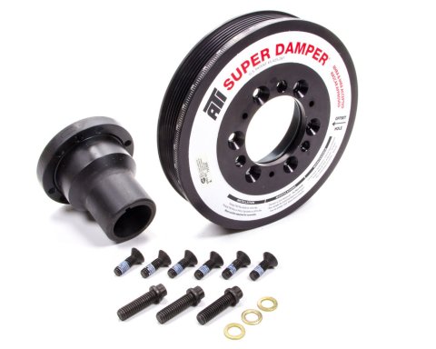 ATI Super Damper Standard Harmonic Balancers 918437 Balancer, Damper, Internal Balance, Aluminum, Black, Chrysler, Dodge, Jeep, 6.1L, 392 Crate