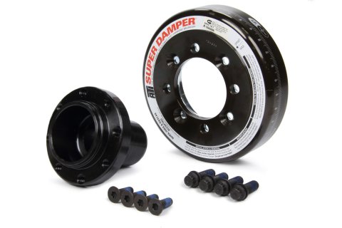 ATI Super Damper Standard Harmonic Balancers 918920 Balancer, Damper, Internal Balance, Steel, Black, Ford, 289, 302, 351C, 351M, 351W, 400, Each