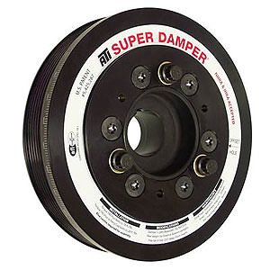 ATI Super Damper Serpentine Series Harmonic Balancers 918039 Balancer, Damper, Internal Balance, Aluminum, Black, Ford, 4.6L, Each