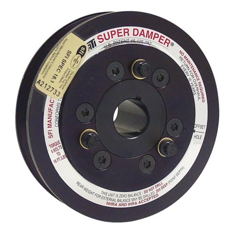 ATI Super Damper Standard Harmonic Balancers 918525 Balancer, Damper, 5.5 in., Internal Balance, Aluminum, Toyota, Inline 6-Cylinder, Each