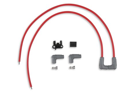 MSD Super Conductor Powersports Wire Sets 31009 Spark Plug Wires, Conductor, Spiral Core, 8.5mm, Red, PowerSports, 2-Cylinder, Set