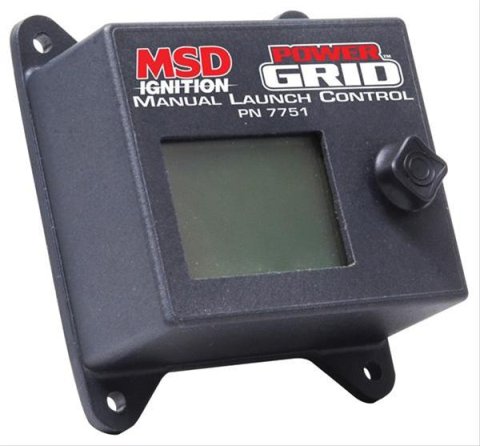 MSD Manual Launch Controllers 7751 Controller, Manual, Rotary Dial, Power Grid use, Each