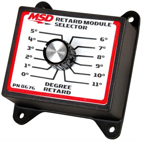 MSD Retard Module Selectors 8676 Selector, Ignition Timing, Retard, Plastic, 0-11 Degree Range, 1 Degree Increments, Each