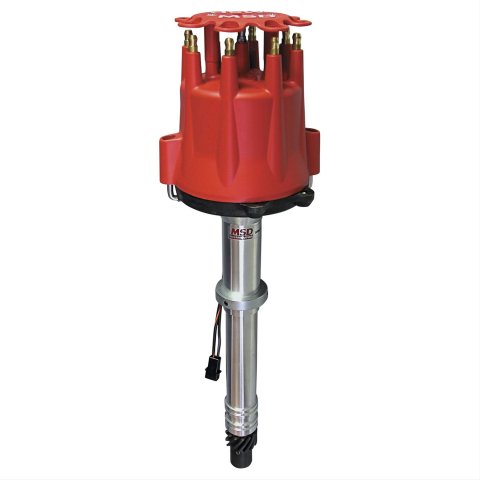MSD Pro-Billet Distributors 8547 Distributor, Pro-Billet, Magnetic Trigger, Mechanical Advance, Chevy, Big/Small Block, Each