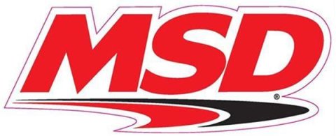 MSD Decals 9300MSD Decal, Vinyl, Self-Adhesive, Red, Black, White, Ignition Logo, 9.0 in x 3.5 in., Each