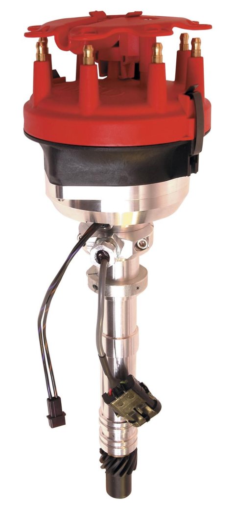 MSD Pro-Billet Hall-Effect Cam Sync Distributors 23451 Distributor, Hall Effect, Mechanical Advance, Chevy, Big/Small Block, Each