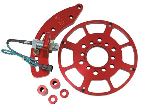 MSD Flying Magnet Crank Trigger Kits 8650 Trigger, Magnet, Pontiac, 287-455, 7" balancer, Kit