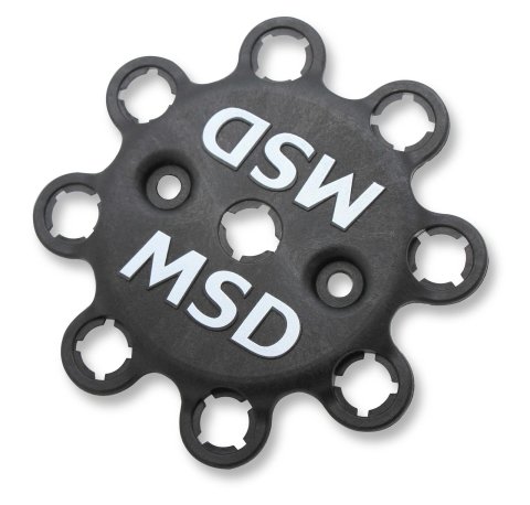 MSD Pro-Billet Ready-to-Run Distributors 83605 Distributor, Ready-To-Run, Magnetic Trigger, Male/HEI, Standard Rotation, Black Cap, Billet Aluminum Housing, Natural, Chevy, Each
