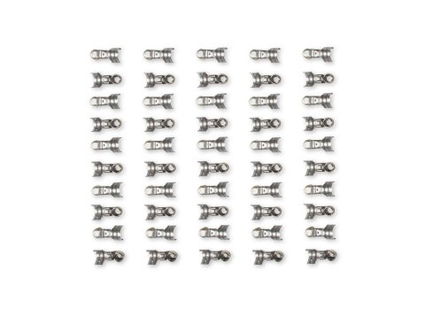 MSD Replacement Spark Plug Wire Terminals 34614 Components, Terminals, Female, 90 degree, 8.5mm, Set of 50