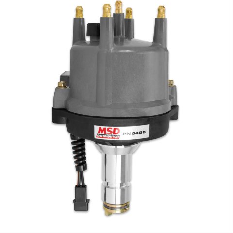 MSD Pro-Billet Distributors 8485 Distributor, Pro-Billet, Magnetic Trigger, Mechanical, Volkswagen, H4, Each