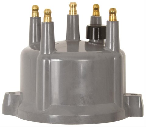 MSD Replacement Distributor Caps 8434 Cap, Male/HEI-Style, Gray, Screw-Down, Volkswagen, L4, Each