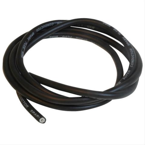 MSD Spark Plug Wire Bulk Rolls 34033 Ignition Spool, 8.50mm, 6 ft. Length, Black, Each